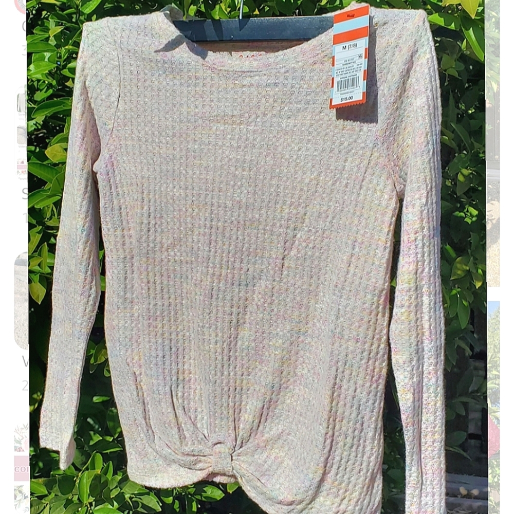 Cozy long sleeve 7-8 girls